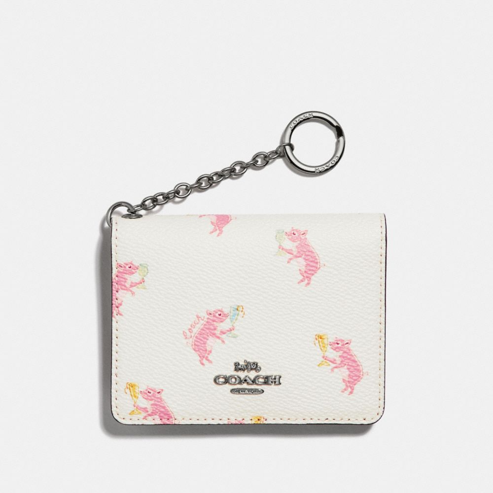 Coach pig coin clearance case