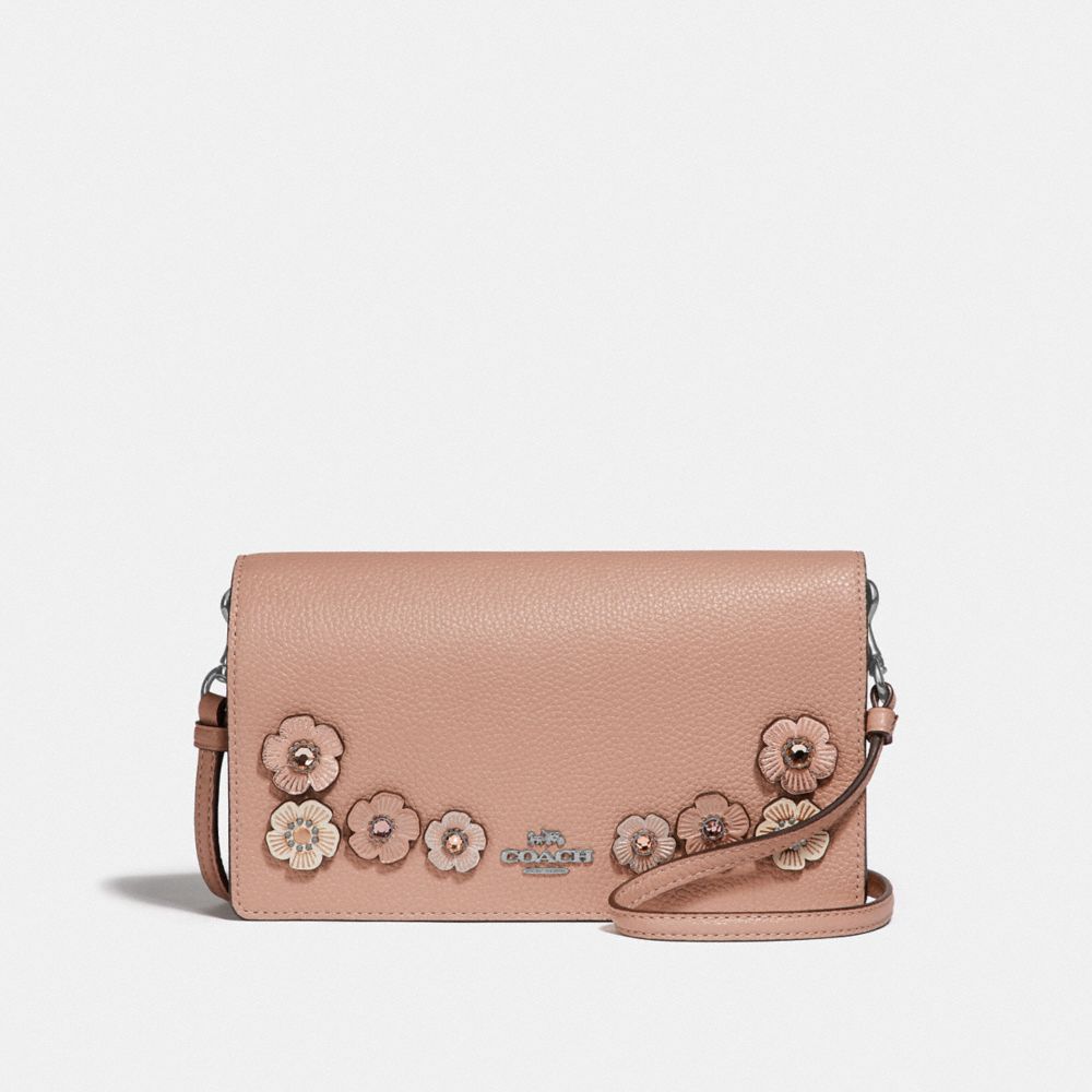 COACH Outlet Hayden Foldover Crossbody Clutch With Crystal Tea Rose