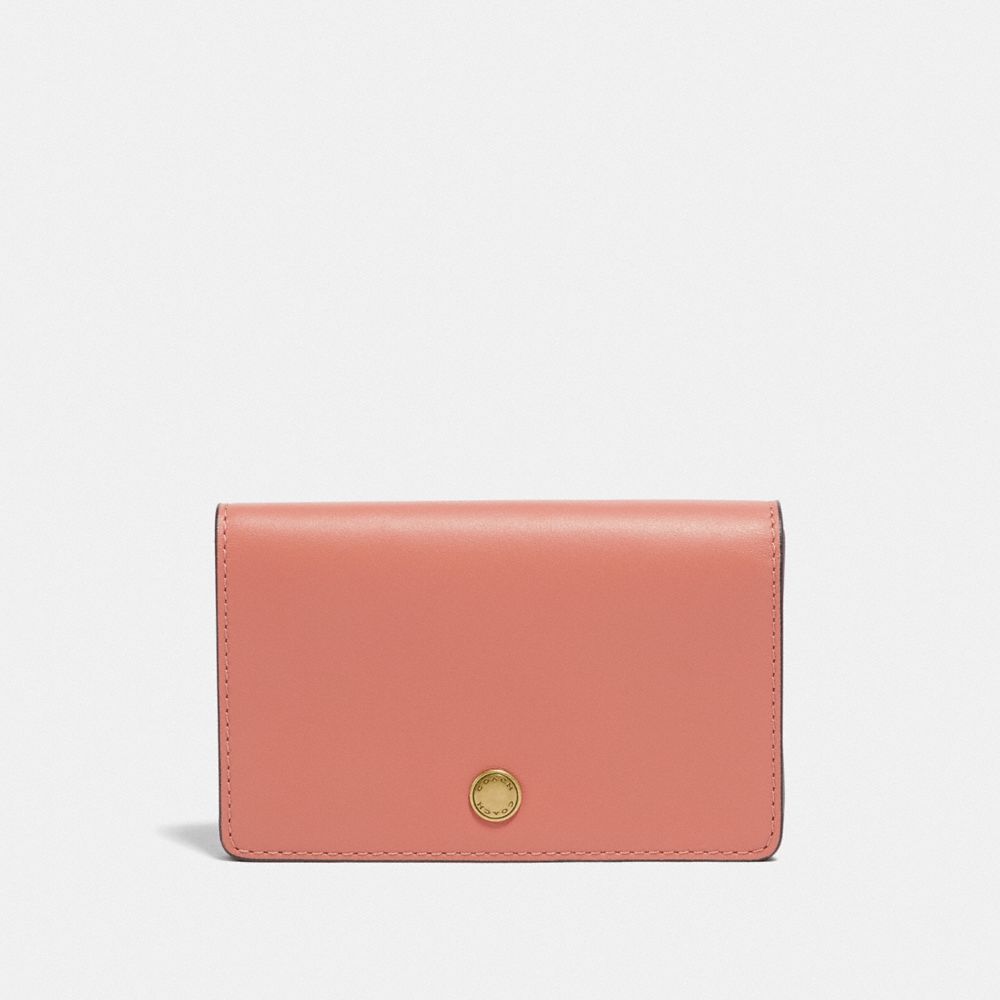 Coach foldover card case sale