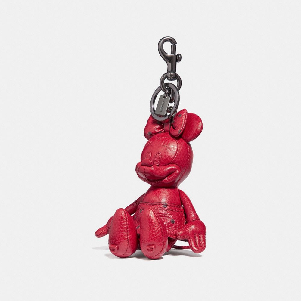 COACH®,Minnie Mouse Doll Bag Charm,,Front View