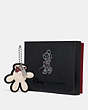 COACH®,BOXED MINNIE MOUSE GLOVE HANGTAG,Leather,Silver/Chalk,Front View
