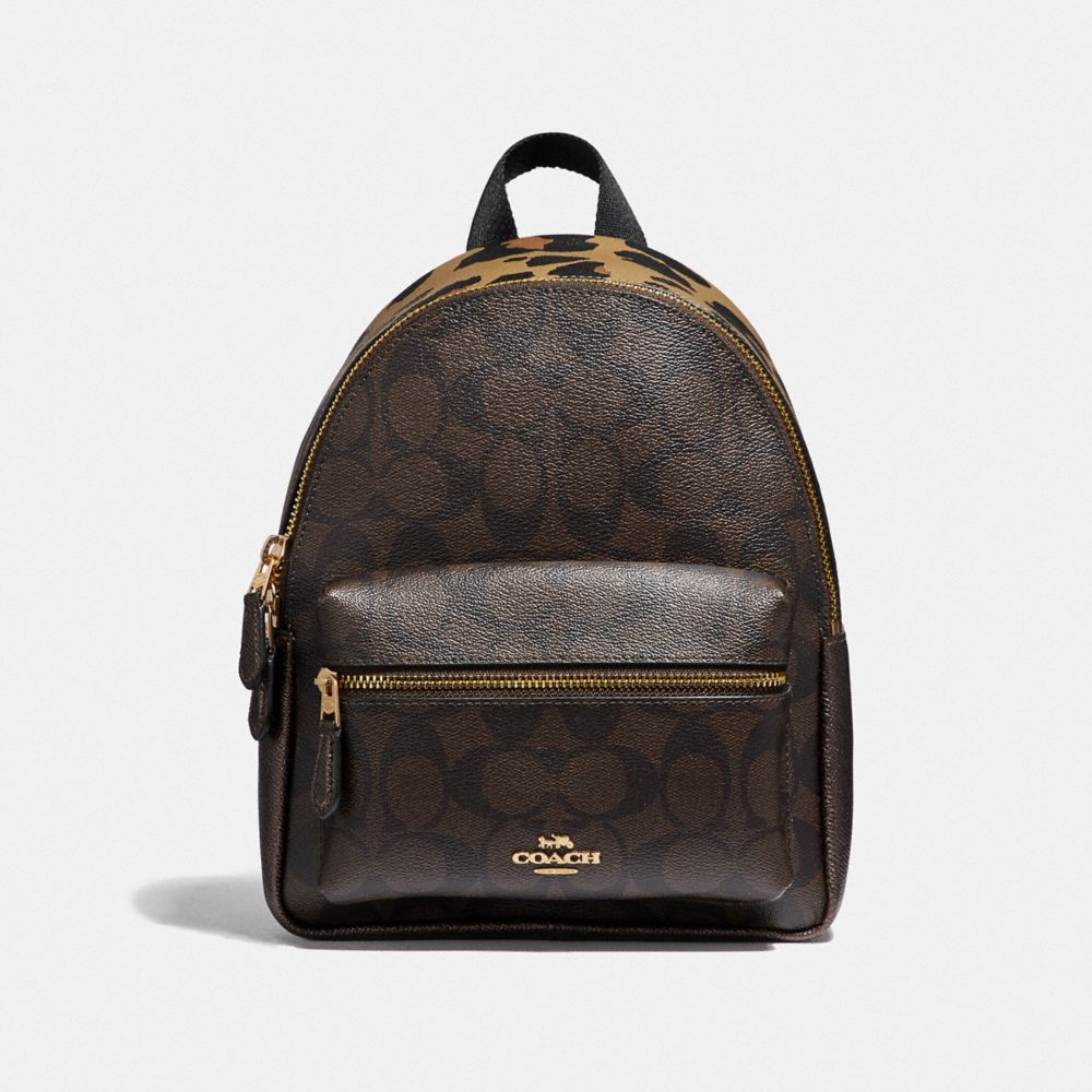 Coach charlie backpack 2024 in signature canvas