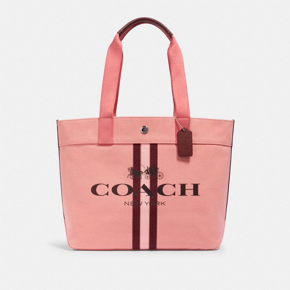 Coach discount stripe bag