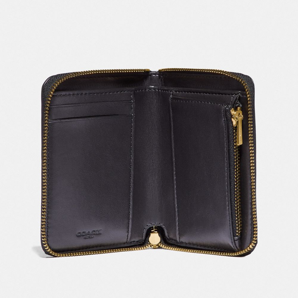 COACH Small Zip Around Wallet In Signature Leather