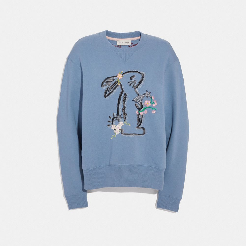 COACH Selena Bunny Sweatshirt COACH