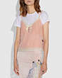 COACH®,SELENA CAMISOLE,Mixed Material,LIGHT PINK,Scale View