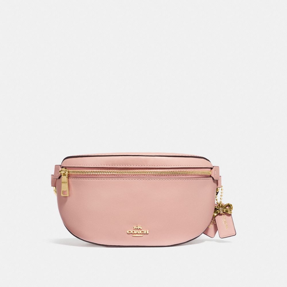 COACH Foldover Belt Bag in Pink