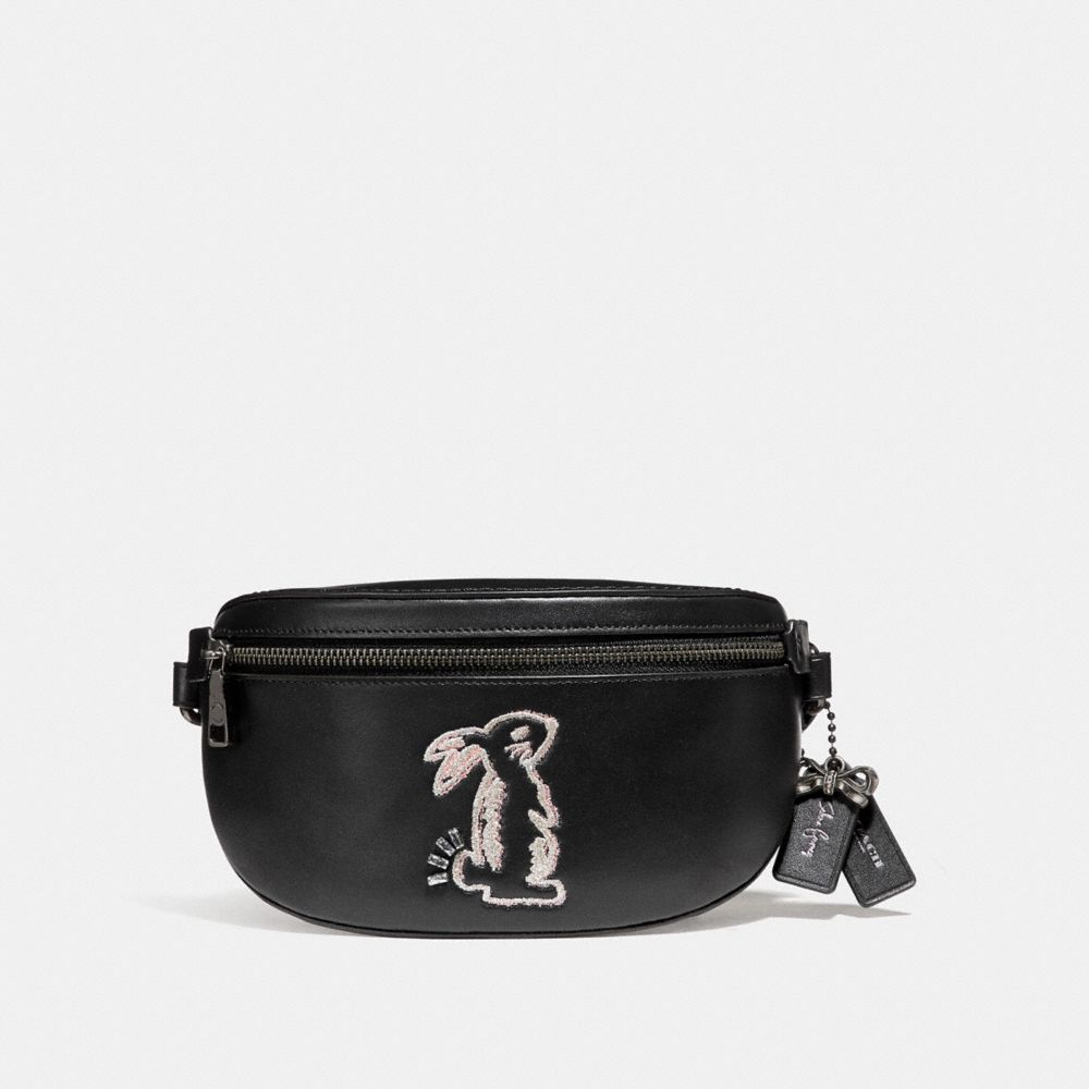 COACH®: Selena Belt Bag With Bunny