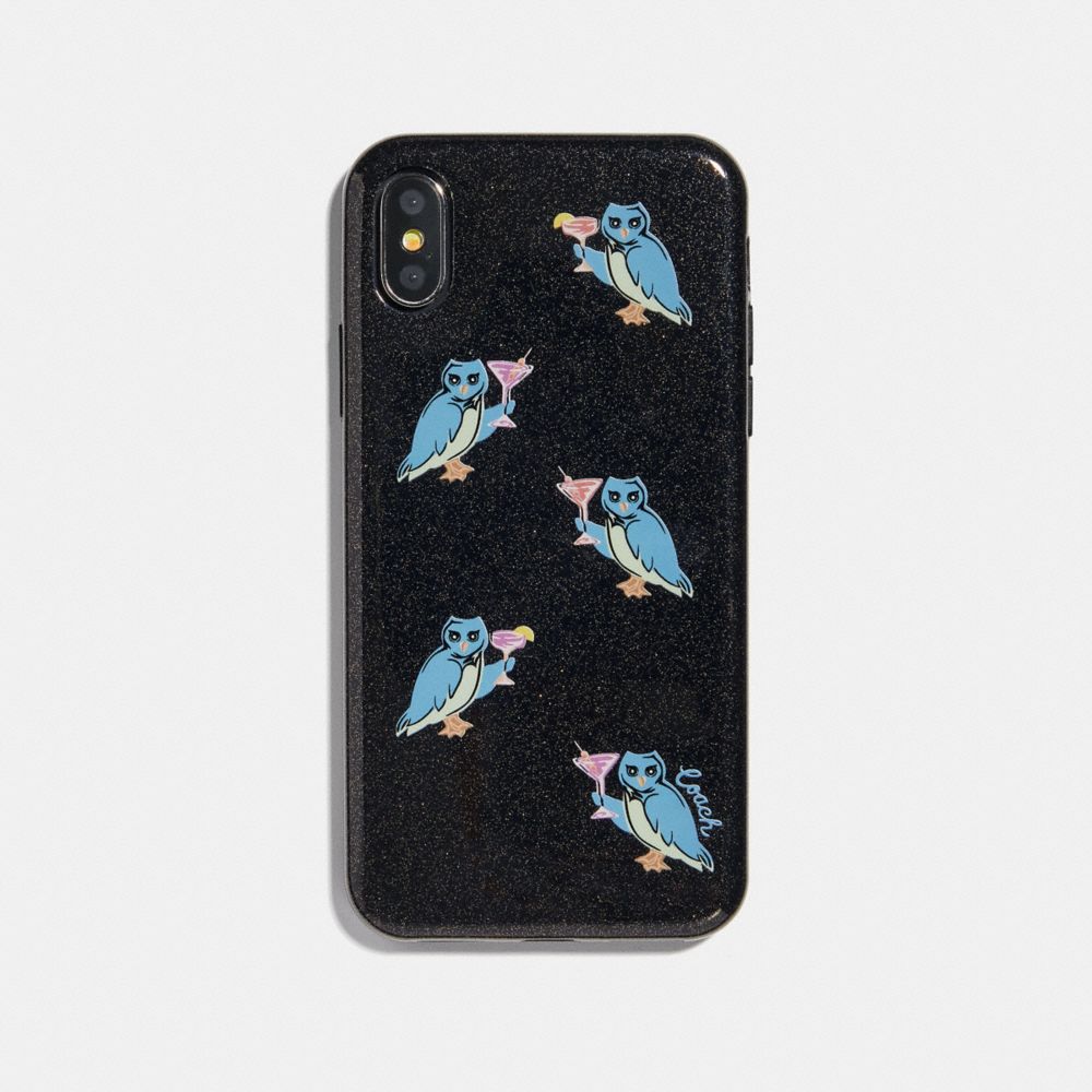 Iphone X/Xs Case With Party Owl Print