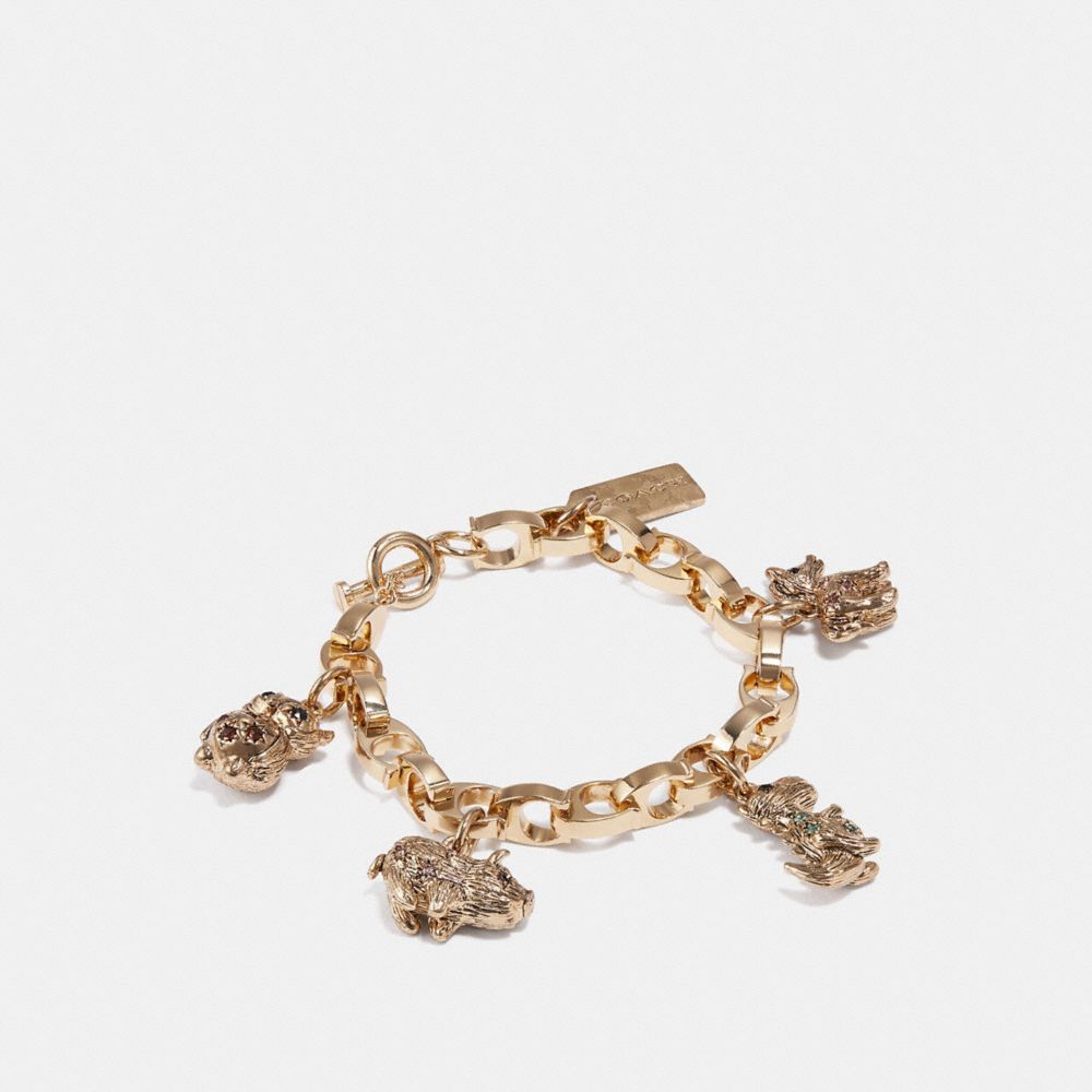 Coach charm deals bracelet