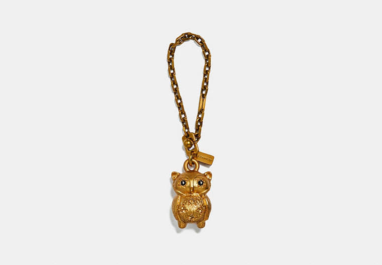 Jeweled Owl Bag Charm
