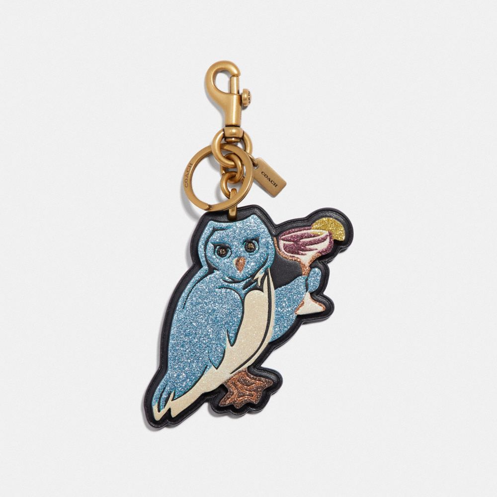 COACH Party Owl Bag Charm