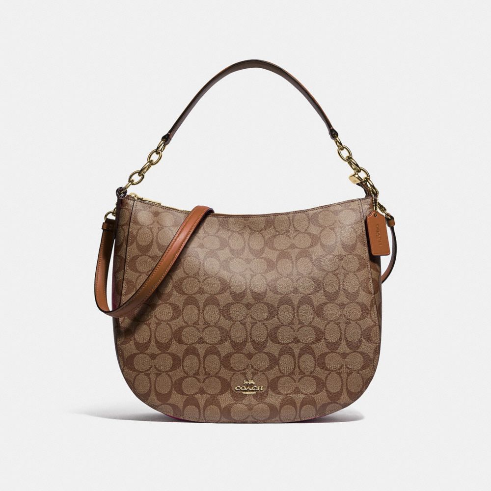 COACH Outlet Elle Hobo In Signature Canvas