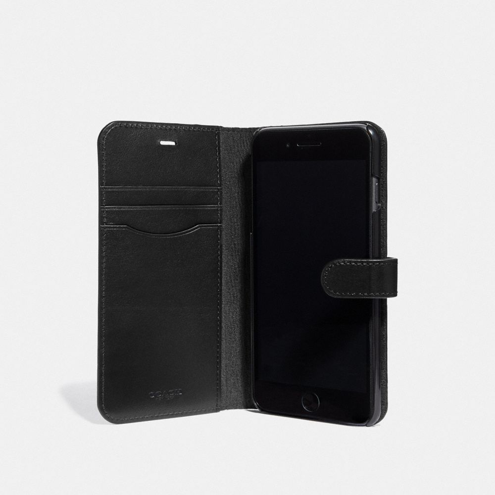 Iphone 7 Plus/8 Plus Folio In Signature Leather | COACH®