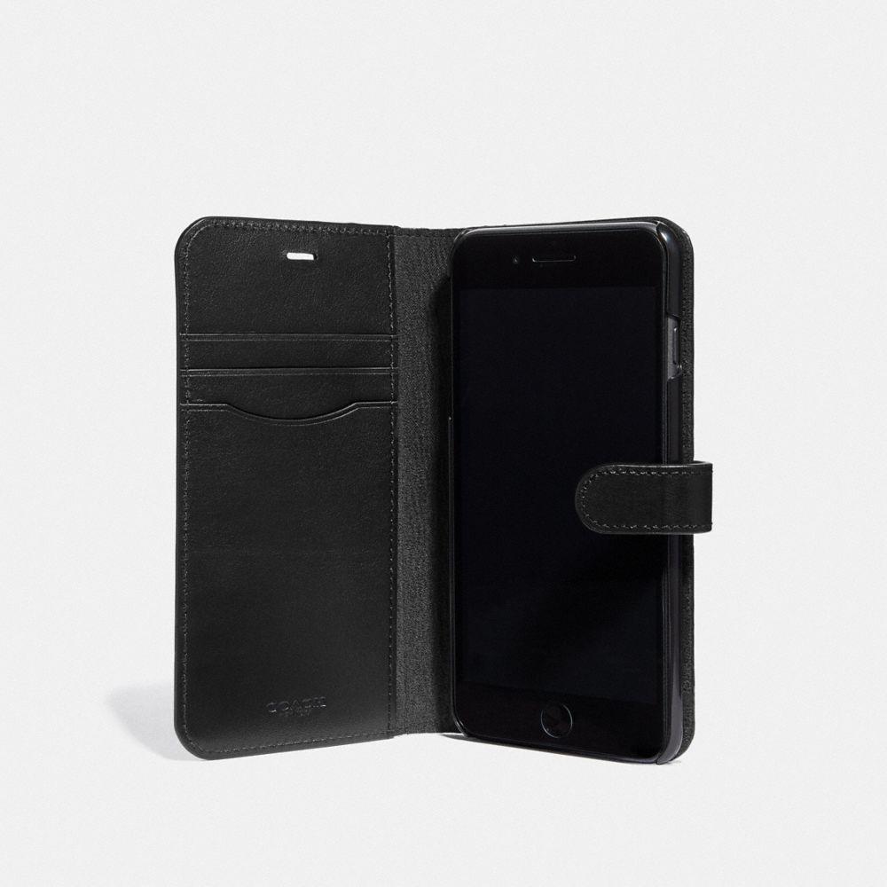 Iphone 7 Plus 8 Plus Folio In Signature Leather COACH