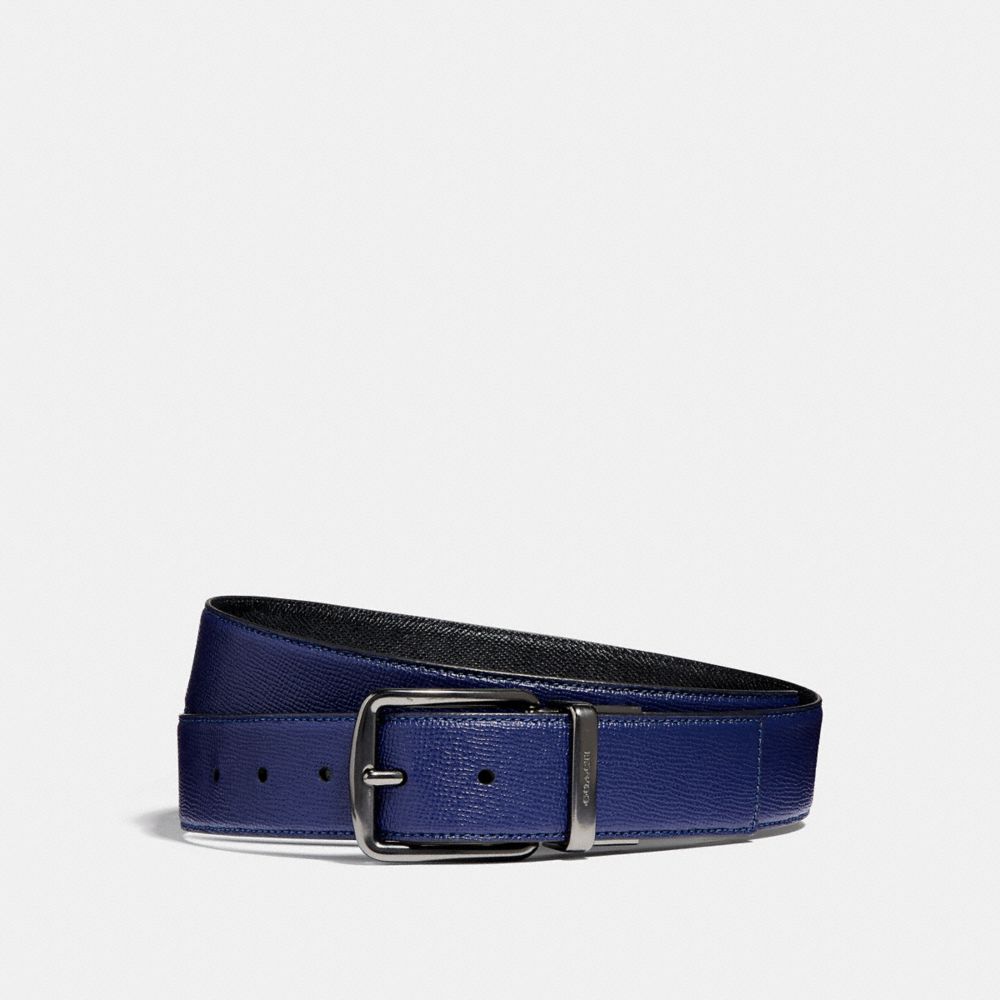 COACH®,Harness Buckle Cut To Size Reversible Belt, 38 Mm,,Front View