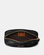 COACH®,BELT BAG WITH DECO QUILTING,Leather,Brass/Black,Inside View,Top View