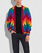 COACH®,RAINBOW CARDIGAN,Mixed Material,Multi,Scale View