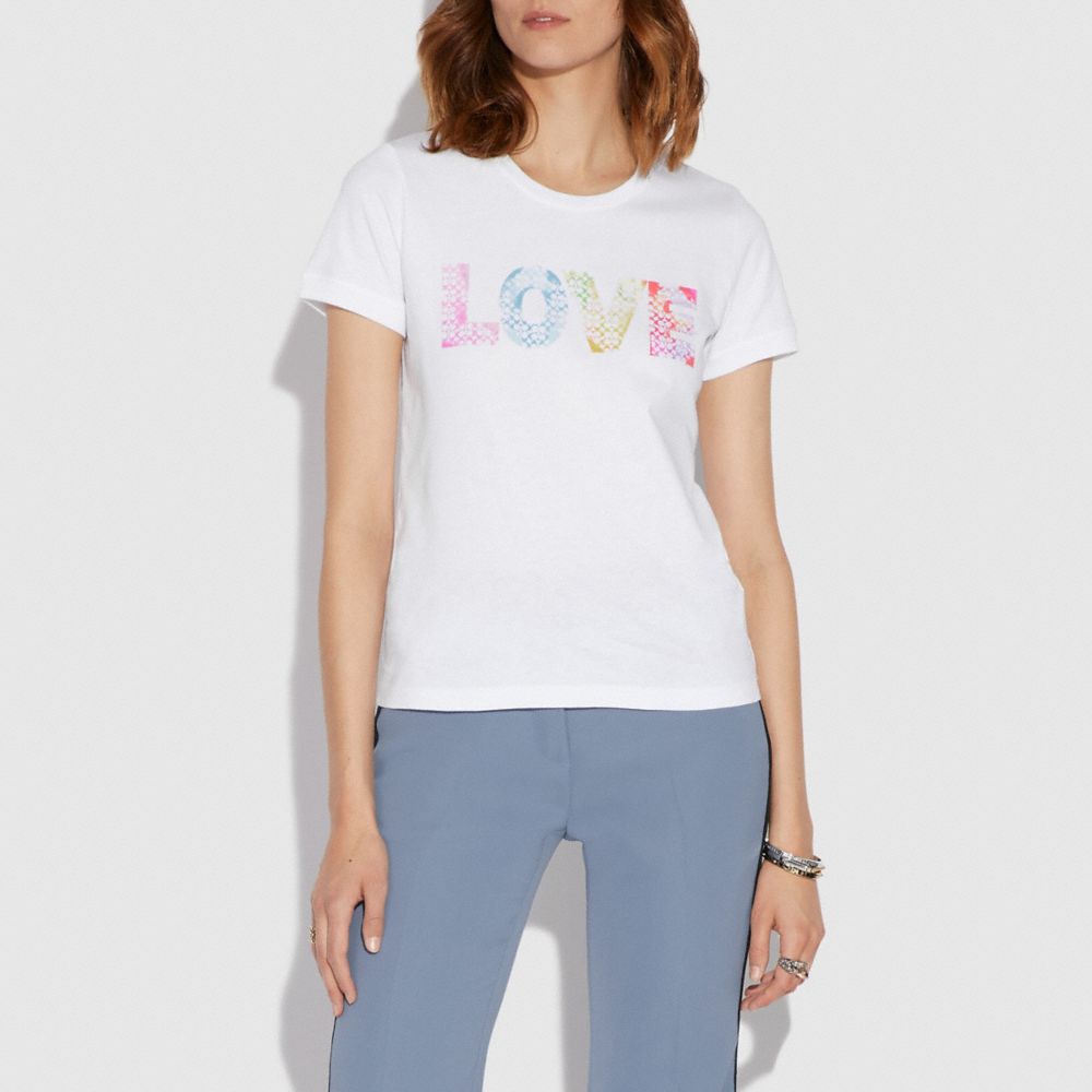 COACH®,Love By Jason Naylor T Shirt,,Scale View