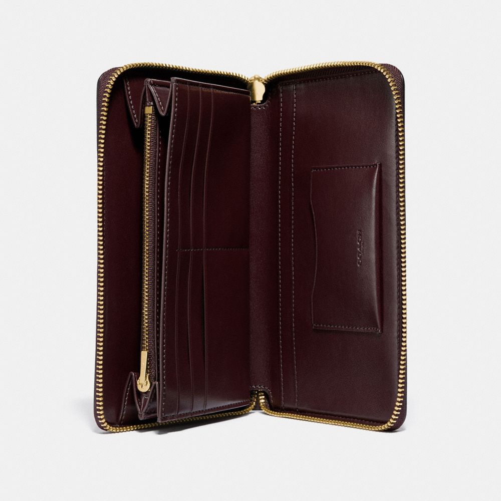 COACH®,Continental Wallet,,Inside View,Top View