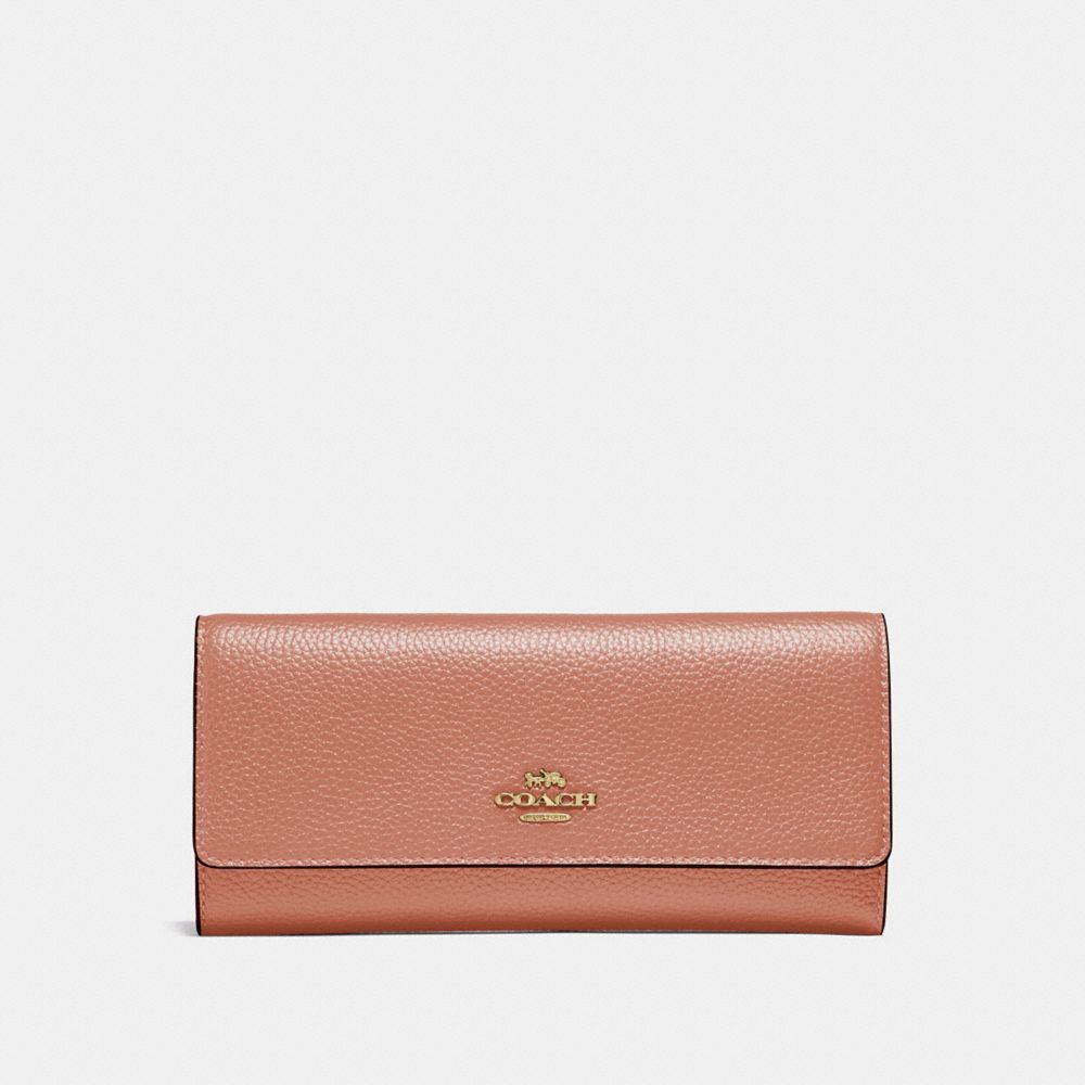 COACH®,Soft Trifold Wallet,,Front View