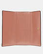 COACH®,SOFT TRIFOLD WALLET,Leather,Gold/Light Peach,Inside View,Top View