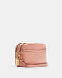 COACH®,JES CROSSBODY,Pebble Leather,Medium,Gold/Shell Pink,Angle View
