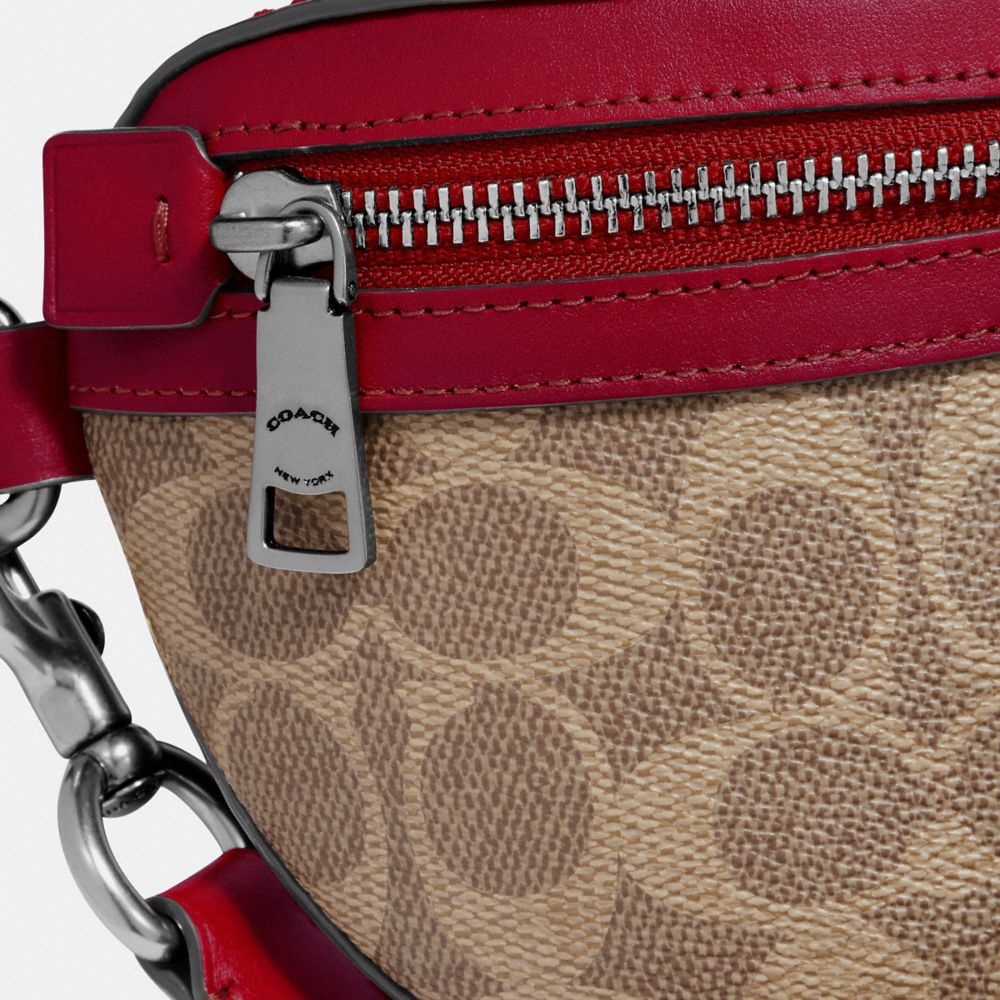 COACH®  Westway Belt Bag With Checker Print