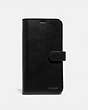 COACH®,IPHONE XS MAX FOLIO,Leather,Black,Front View
