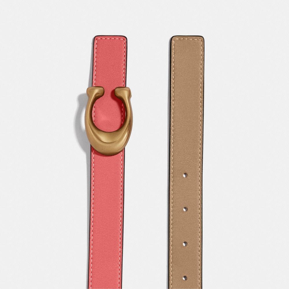 COACH®,C Hardware Reversible Belt, 25 Mm,,Angle View