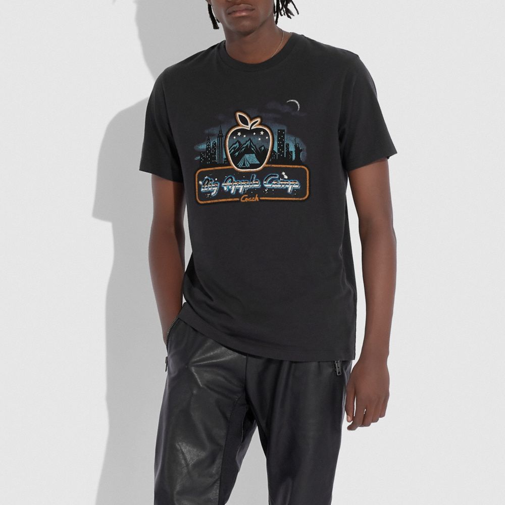 COACH®,Skyline Big Apple Camp T Shirt,,Scale View
