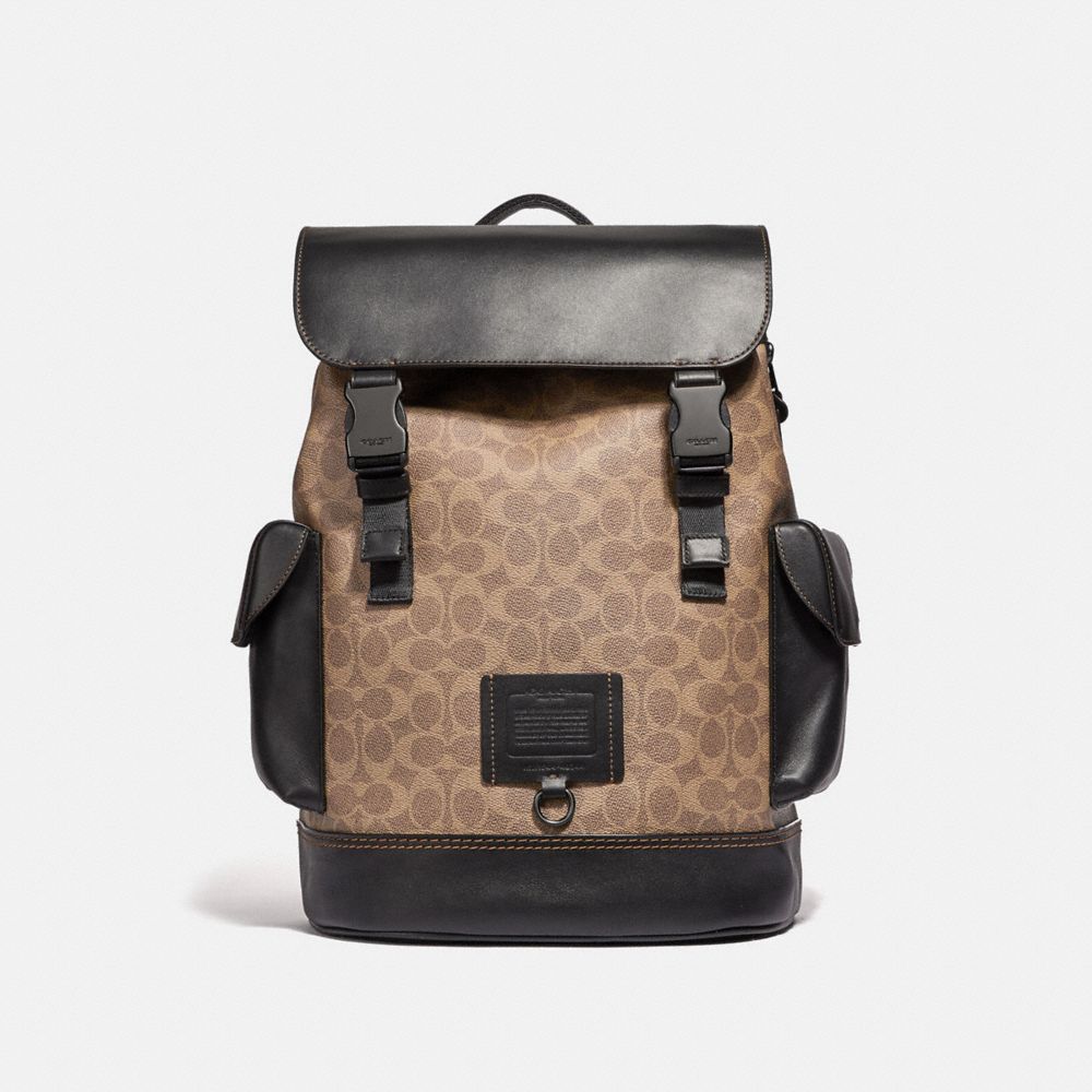 COACH® | Rivington Backpack In Signature Canvas