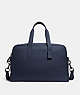 COACH®,METROPOLITAN SOFT CARRYALL,Pebbled Leather,X-Large,Gunmetal/Navy,Front View