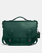 COACH®,MUSETTE BAG,Leather,Large,JI/Emerald,Front View
