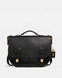 COACH®,MUSETTE BAG,Leather,Large,Brass/Black,Front View