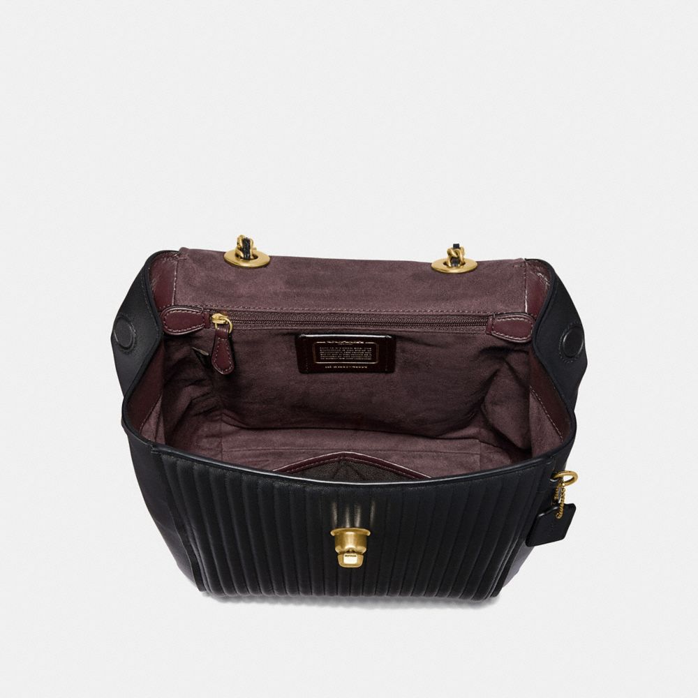 COACH®,Parker Convertible Backpack With Quilting,,Inside View,Top View