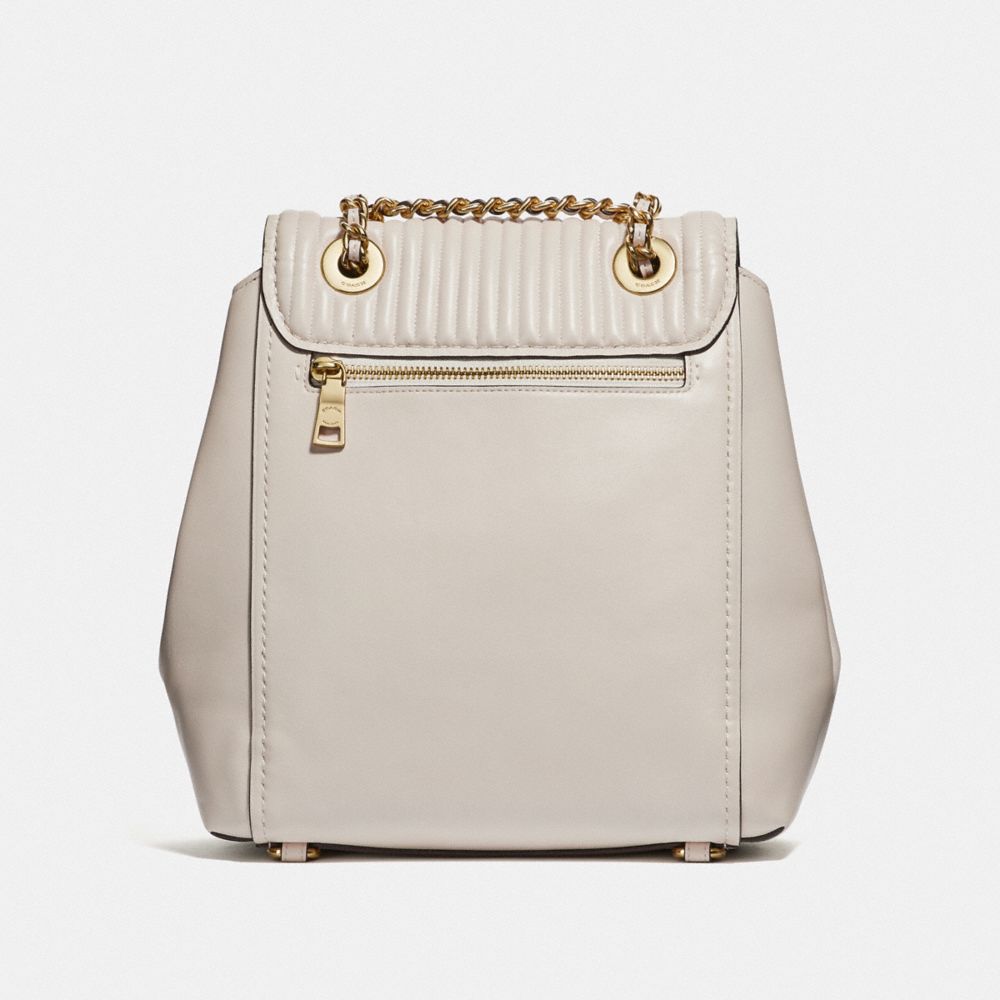 Coach parker backpack online white