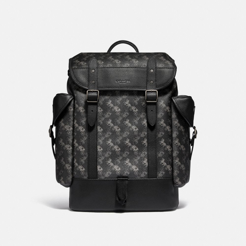 COACH®,Hitch Backpack With Horse And Carriage Print,,Front View