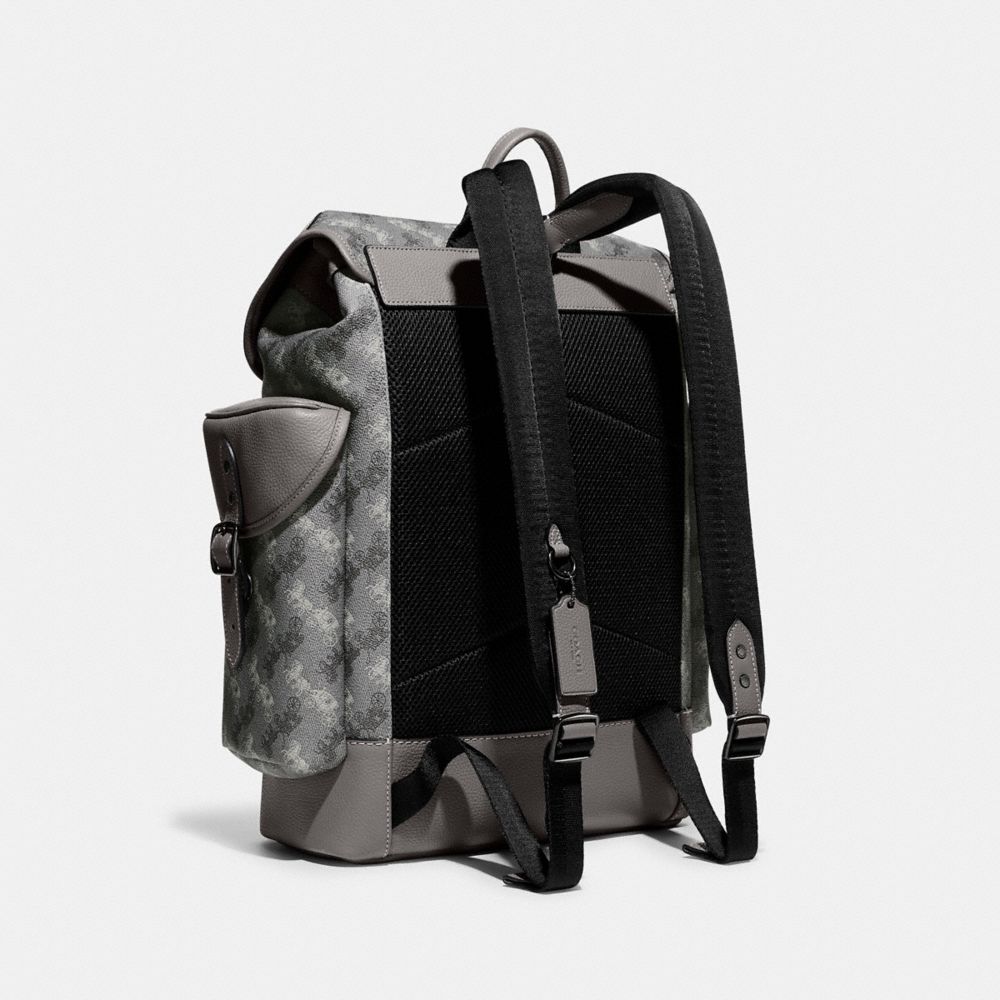 COACH®,QA_AUTO_HITCH BACKPACK IN COATED CANVAS,,Angle View