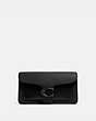 COACH®,TABBY BELT BAG,Pebble Leather/Smooth Leather/Suede,Small,Black Copper/Black,Front View