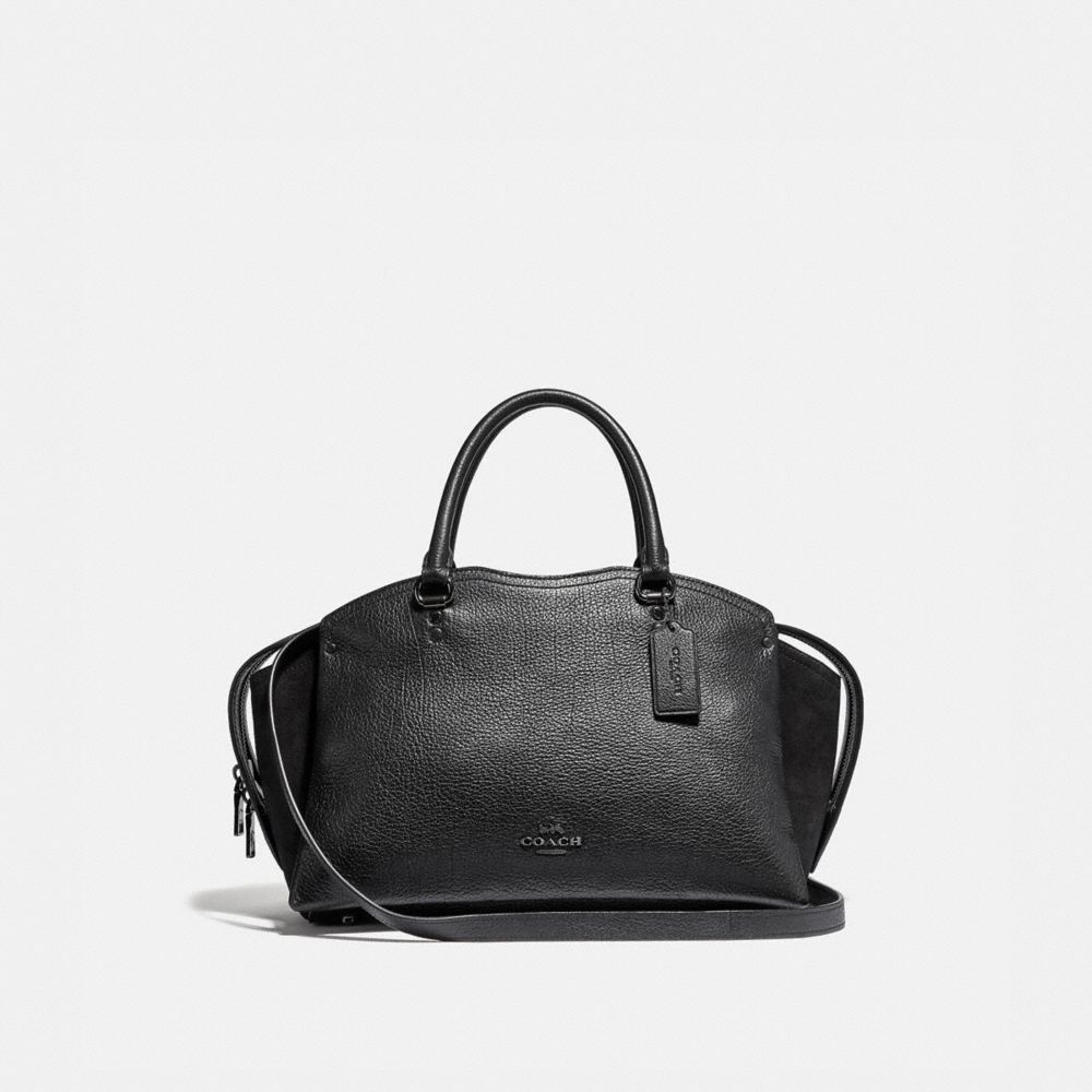 Coach grain leather drew satchel new arrivals