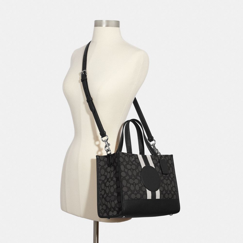COACH®,Dempsey Carryall Bag In Signature Jacquard With Stripe And Coach Patch,,Alternate View
