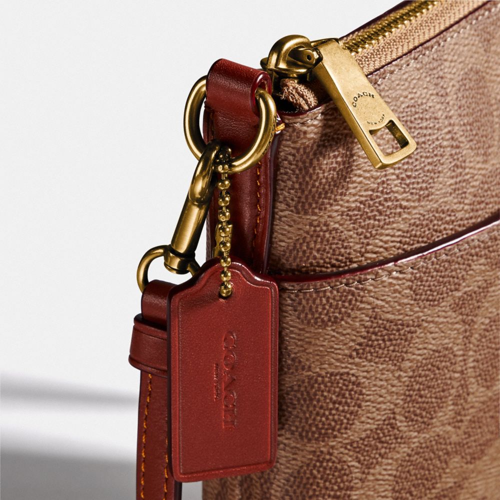 COACH®: Kitt Messenger Crossbody In Colorblock Signature Canvas