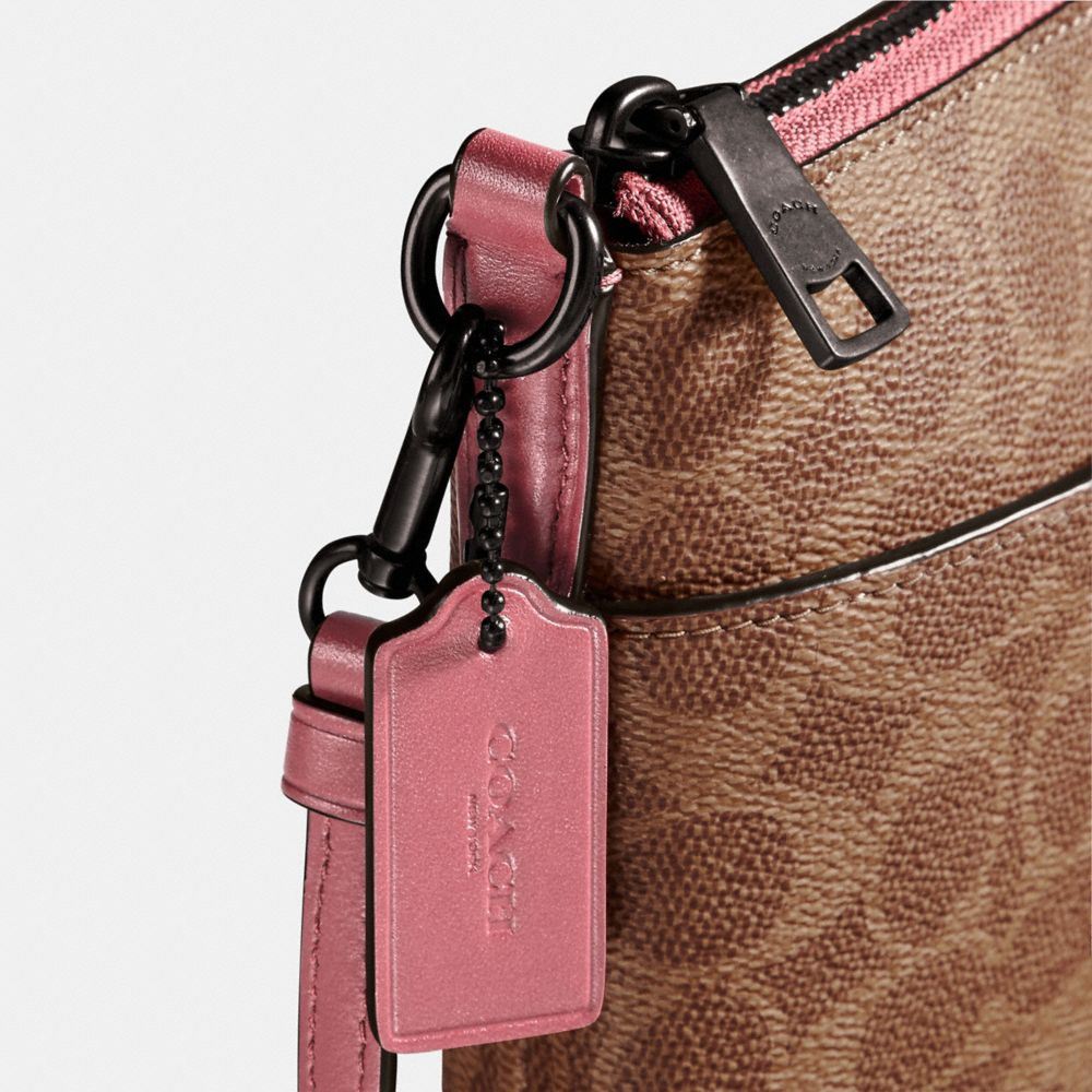 COACH®,Kitt Messenger Crossbody In Colorblock Signature Canvas,,Closer View