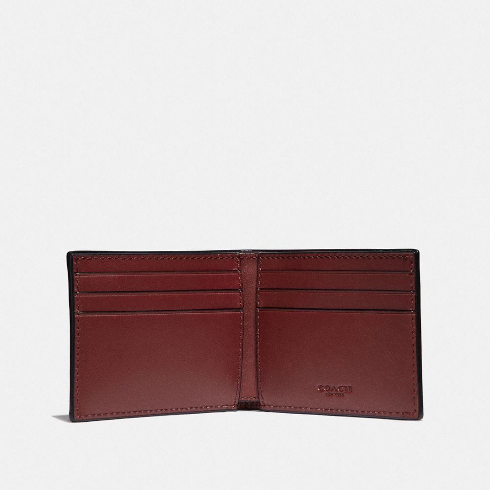 Coach slim bifold wallet hot sale