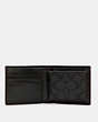 COACH®,BOXED 3-IN-1 WALLET GIFT SET IN SIGNATURE CANVAS,Mini,Black/Black/Oxblood,Inside View,Top View