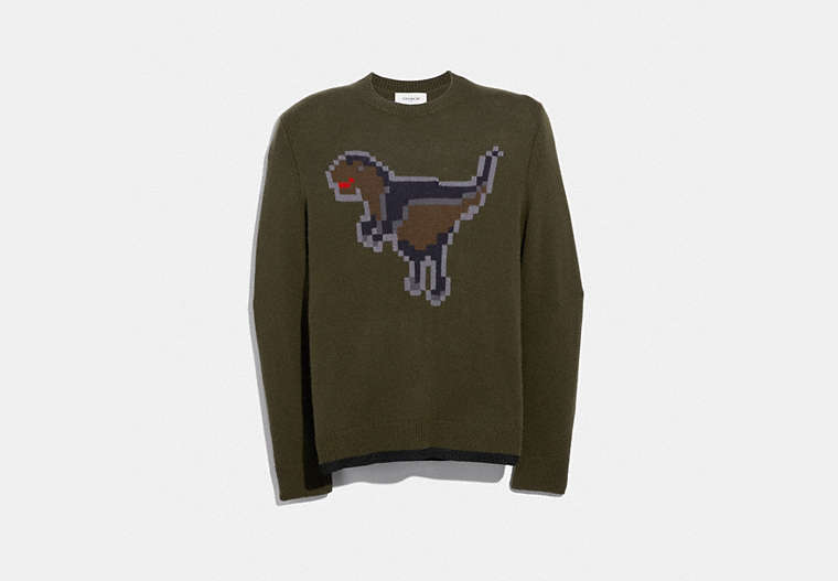 Pixel Rexy Intarsia Sweater