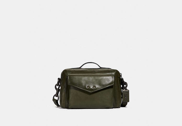 COACH®,JAXSON BAG 28,Leather,Medium,Glade/Black Copper,Front View