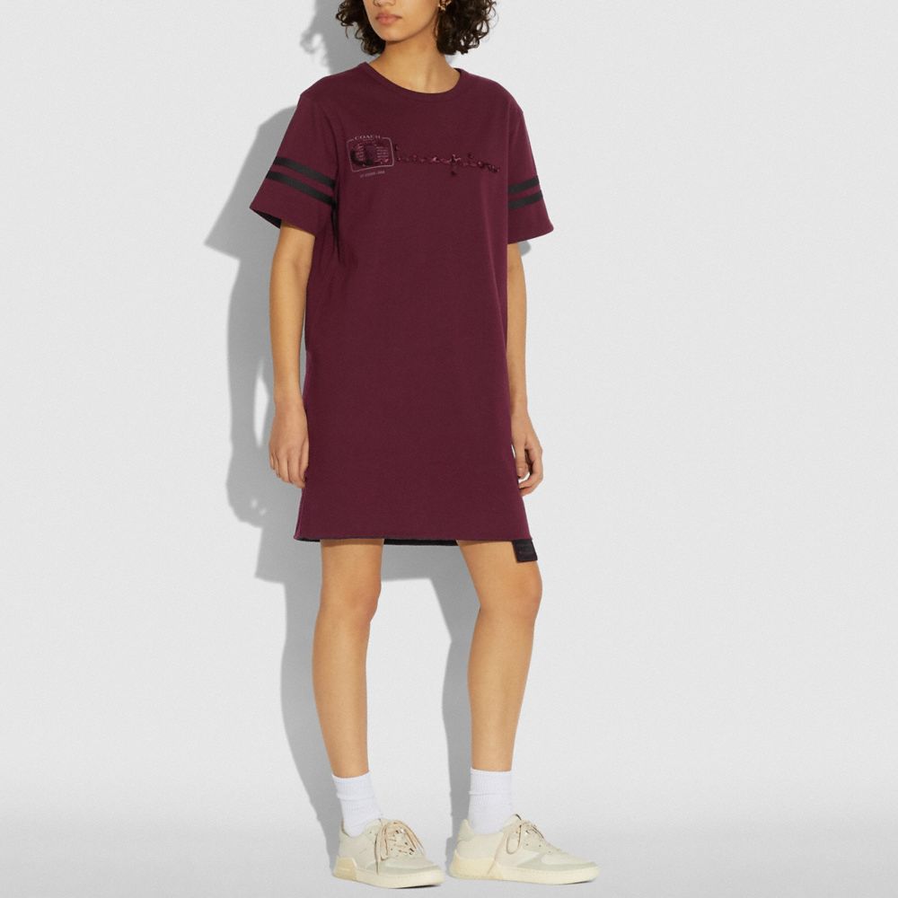 Robe t-shirt réversible Coach X Champion