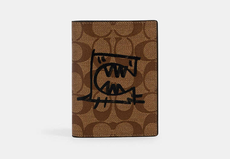 Passport Case In Signature Canvas With Rexy By Guang Yu